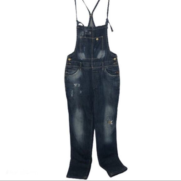 Zara Denim Rules by TRF overalls size S - Picture 6 of 10